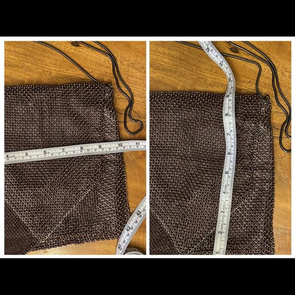 Vintage Mesh Shoulder Bag - Elegant Evening Accessory - Picture 10 of 10